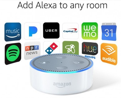 Розумна колонка Xiaomi Amazon Echo Dot White with Alexa